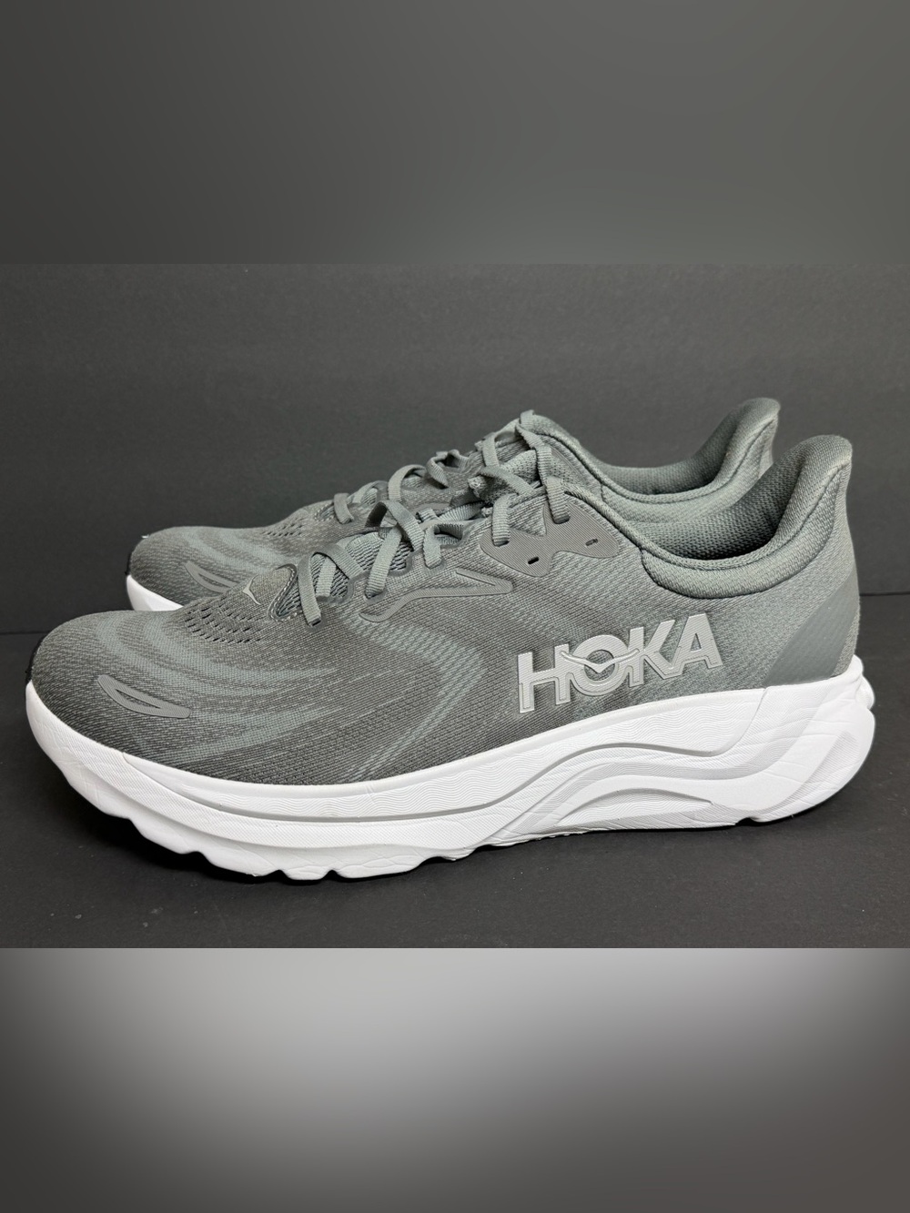 Hoka One One Arahi 8 Shoes Mens Size 15D Asteroid Silver Running BARELY WORN
